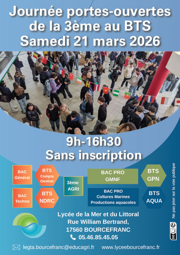 contact lycée de la mer et du littoral 17 Bourcefranc
