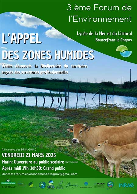 3ème Forum de l'Environnement 21 mars 2025 lycée de la mer et du littoral